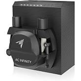 AC Infinity Peristaltic Dosing Pump, Precise 10-Level Liquid Dosing Control | Adjustable 21mL to 210 mL/min High Flow Rate, DC Motor Roller Pump for pH Control in Hydroponics, Aquariums, Scientific Labs