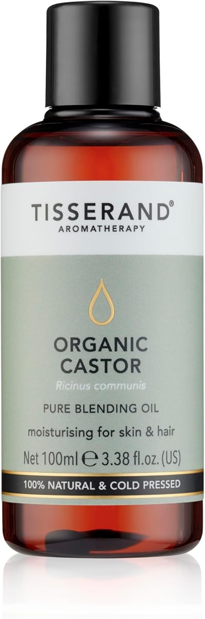 Tisserand Organic Castor Oil 100ml Skin Hair Massage Nail Oil