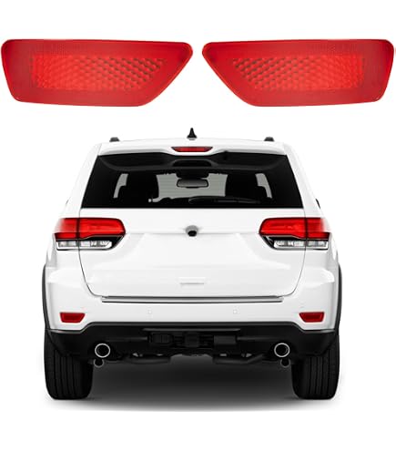 thumbnail image 2 of Evan-Fischer Rear Driver Side Bumper Reflector For Jeep Grand Cherokee 2011-2021 – Direct Fit, OE Spec 2 of 5