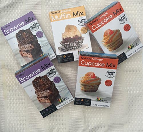 Quinoa Brownie mix (2 units) Quinoa Orange Cupcake Mix (2 units) 1 Quinoa Banana Bread or Muffin mix (1 unit)