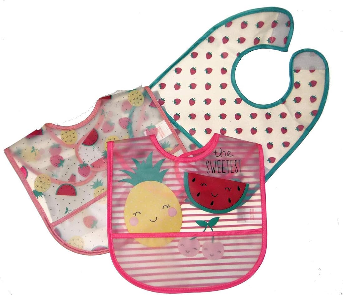 plastic bib with pocket