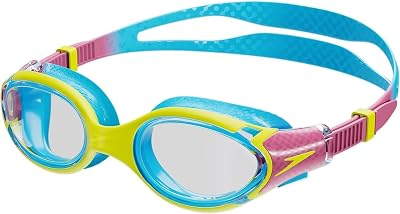 Speedo Biofuse 2.0 Kids Swimming Goggles Unisex Junior Lemon Drizzle/Pink