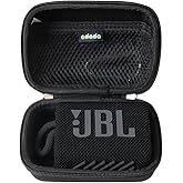 Adada Hard Travel Case for JBL Go 3 / JBL GO 4 Portable Bluetooth Speaker (Black)
