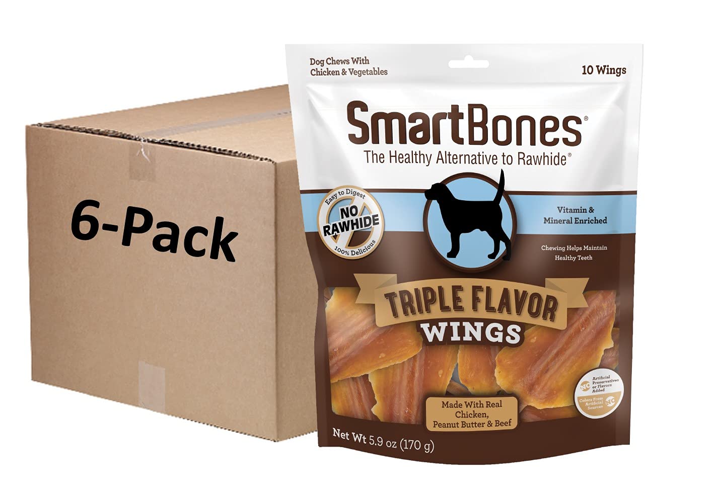 SmartBones No Artificial Colors or Preservatives