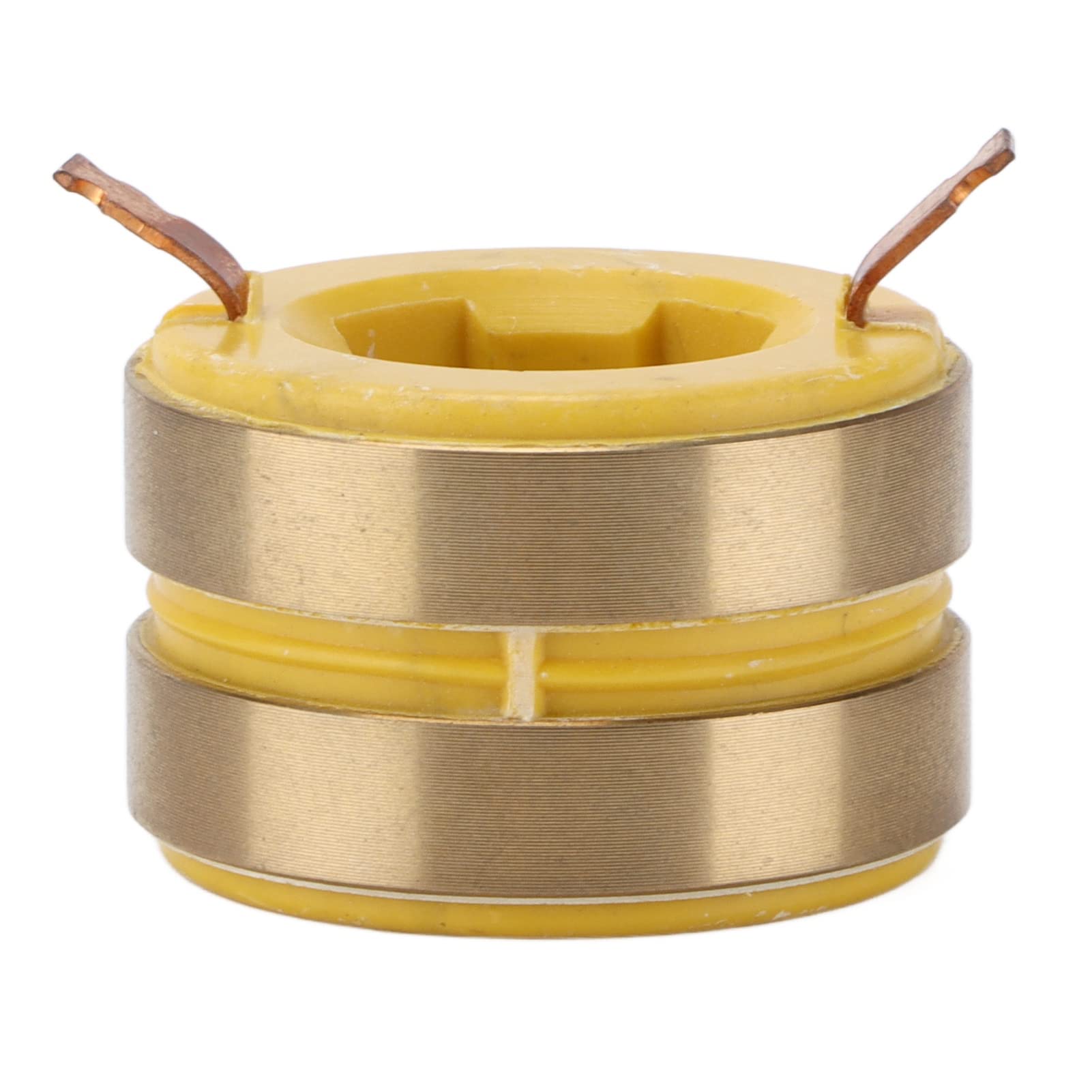 Brass Conductive Slip Ring, 2 Way 22mm ID 38mm OD with Applicable Scope for 168F Gasoline Generator