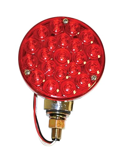 Empi 16-9552 Off-Road Tail Lights W/Red Lens, Pair Sand