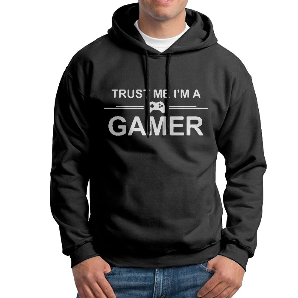 Trust Me I'm A Gamer Hiking Casual Style S Black T Shirt