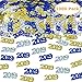 2020 Confetti - Graduation Party Supplies Decoration | Anniversary, Birthday and Variety of Events | Pack of 1000/2.6 Oz Gold Silver and Blue