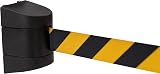 The Workplace Depot Wall Mounted Magnetic Belt Barrier 4.8m Crowd Control