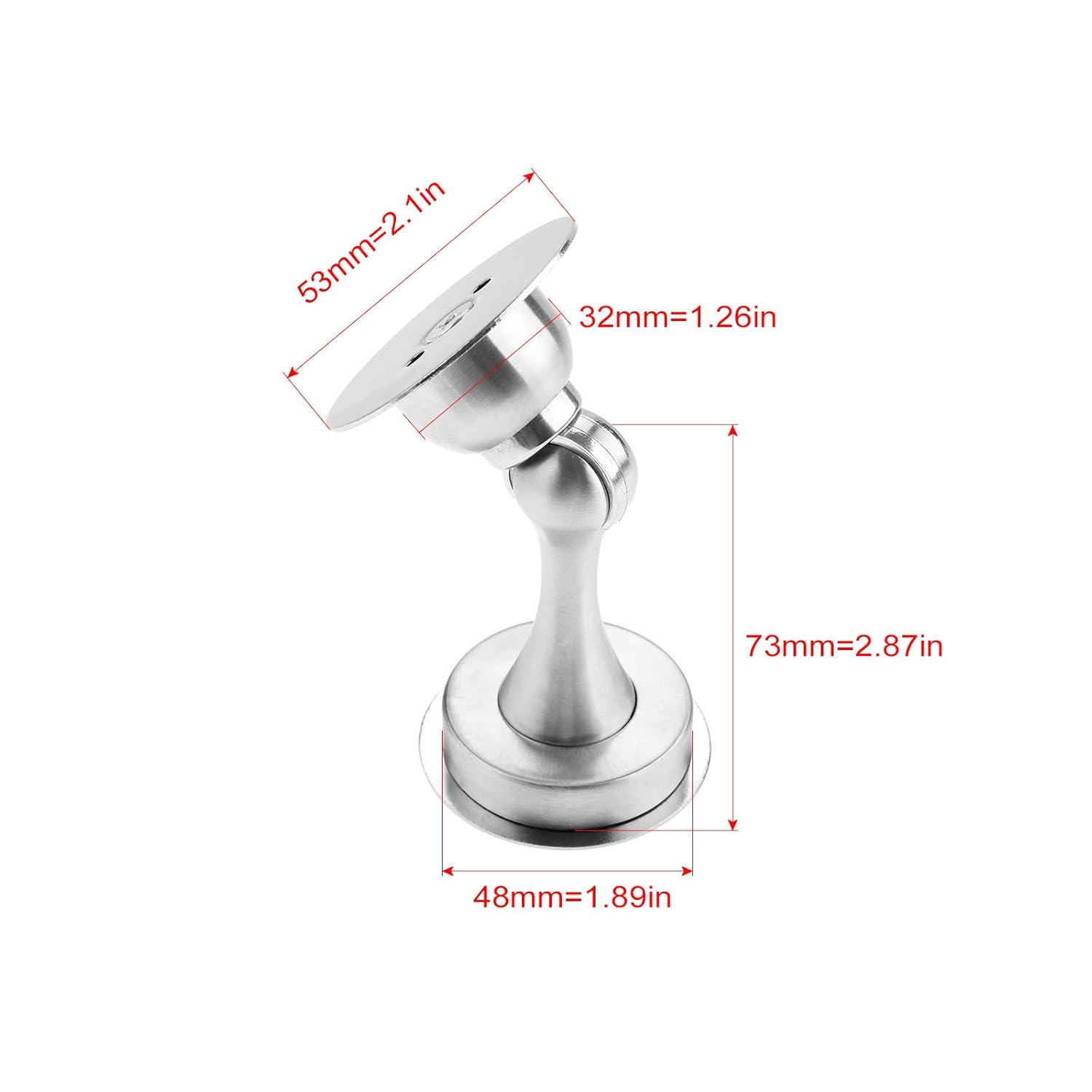 Topes de puerta con Cinta Adhesiva de Doble Cara 2 Unidades Yetaha