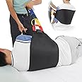 Leetye Mei Transfer Sling Transfer Belt, Safety Lifting Aids Home Bed Assist with Handles, Transfer Nursing Sling Gait Belt with Widened Back Curve Design for Senior Elderly Patient Care (Black)