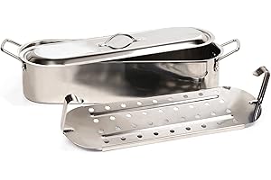 RSVP International Endurance Collection Fish Poaching Set, 20 inch, Stainless Steel