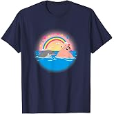 Family Guy Peter Dolphin &amp; Rainbow T-Shirt