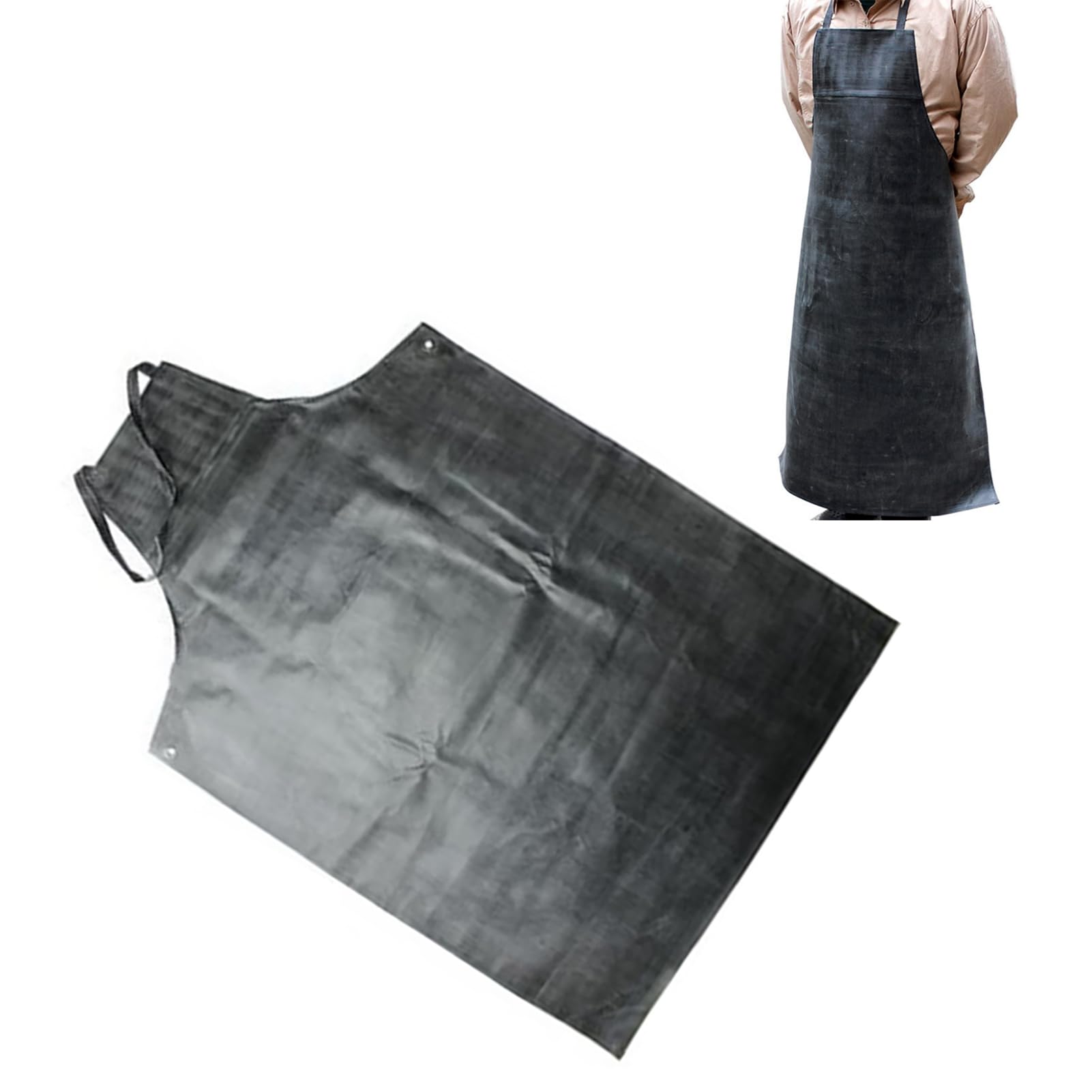 Sonew Tool Aprons, Acid Proof Apron Waterproof Acid Resistant Oil Proof Protection Work Apron For Printing Dyeing Aquaculture