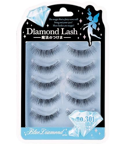 Amazon.com: Diamond Lash LIttle Wink Series Fluffy eye 5 pairs