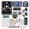 Robot Car Electronics Parts Kit for 4WD Omni Direction Mecanum Wheel Robotic Chassis Compatible for Arduino UNO Mega2560