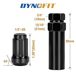 Dynofit 1/2-20 Lug Nuts Set for Liberty Grand