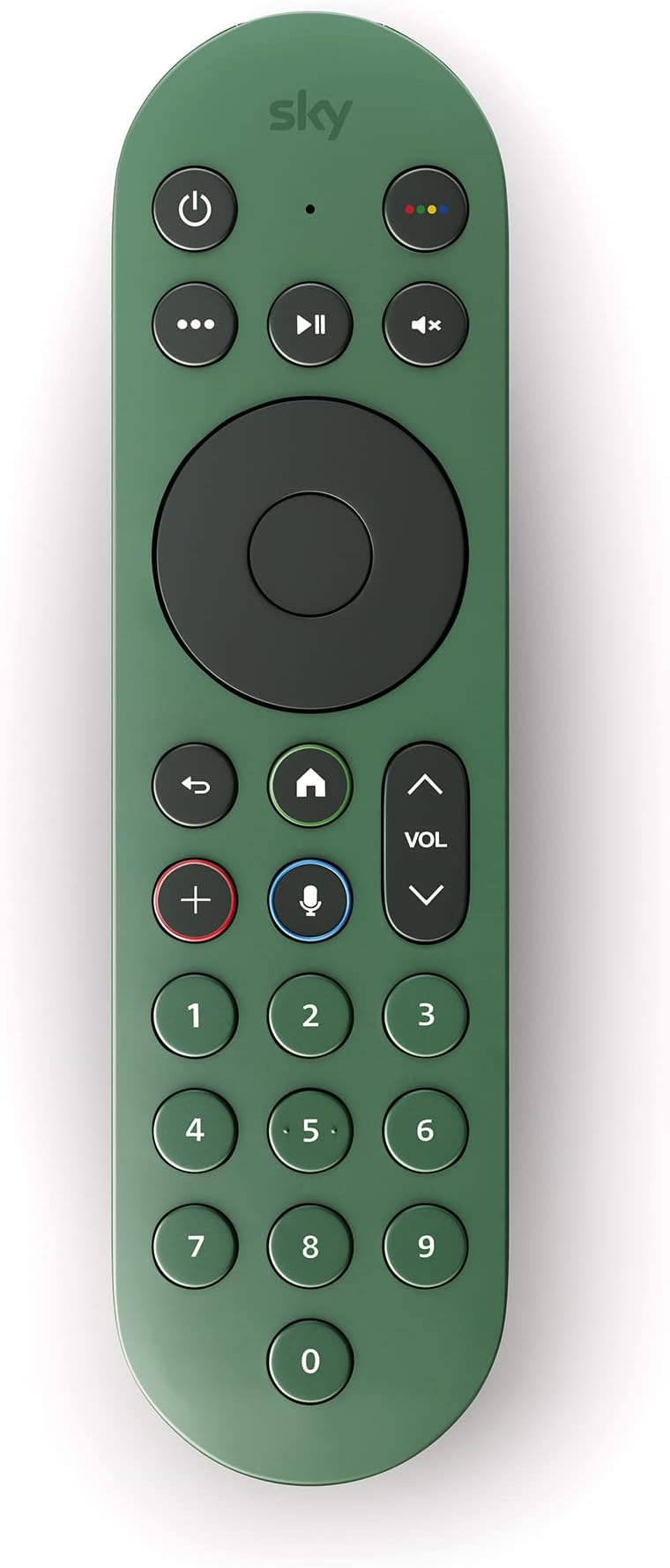 Sky Glass and Sky Stream Remote Racing Green – Voice Control, Back-lit