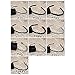 JUMUU 10pcs Unisex Metal, Plastic Hoop Hair Band Girl Men`s Head Band Accessory (Black)
