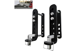 BBTEQEKN 2PCS Trailer Sway Control Bracket Kit for Equalizer Hitch-Weight Distribution-6k lbs to 14k lbs, A Complete Sway Bracket Kit for Trailer Frame 3",4",5" and 6"