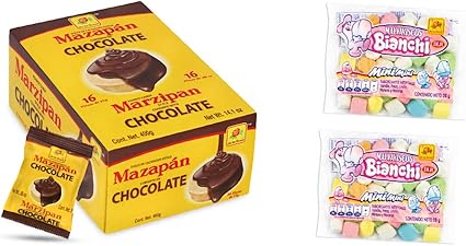 Mazapan cubierto de Chocolate (16 piezas): Amazon.es: Alimentación y bebidas