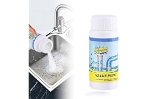 FIOPET 2026 Upgraded Sink and Drain Cleaner, Multi-functional Powerful Pipe Unclogging Agent Drains Cleaner Fast Foaming for Kitchen Toilet and Pipes Cleaning Tool (1Set)