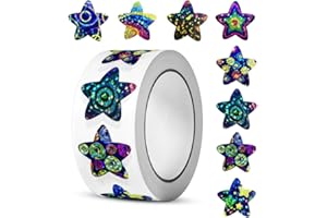 500 Pcs/Roll Colorful Star Stickers: A Must-Have for Party, Wedding and Birthday Decorations, Perfect for Envelopes and Bakin