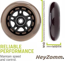 HeyZomm Inline Skate Wheels Outdoor & Indoor Inline