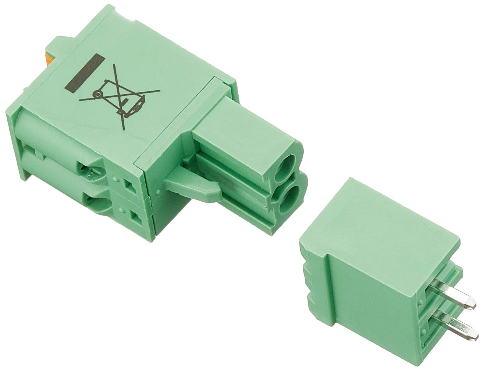 Delock Terminal Block Set for Circuit Board 2 Pin 5.08 mm Pitch Vertical