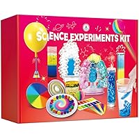 UNGLINGA 40+ Experiments Science Kit for Kids - Chemistry Set, Educational Toy Gift Idea for Boys and Girls Birthday Christma