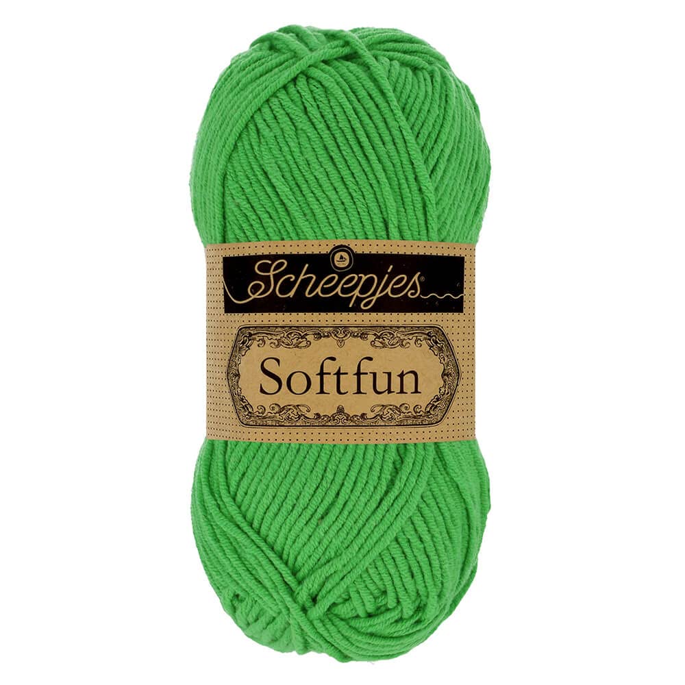 Scheepjes - Scheepjes Softfun 2605 Emerald Yarn - 1x50g — image 1