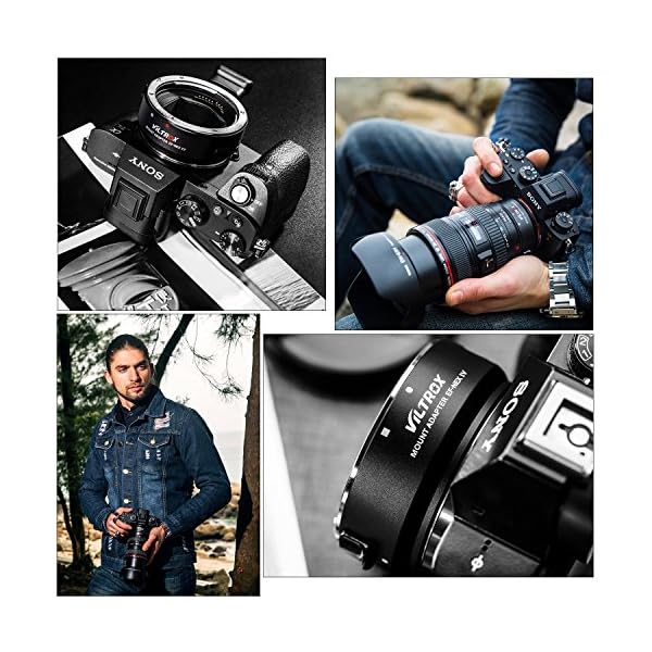 VILTROX EF-NEX IV Objektivadapter Autofokus Adapter für Canon EF EF-S Objektiv auf Sony E Mount – Bild 3