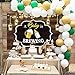 Funnytree 7x5FT Baby is Brewing Party Photography Backdrop for Baby Shower Birthday Banner Glitter Rustic Wood Background Photo Booth