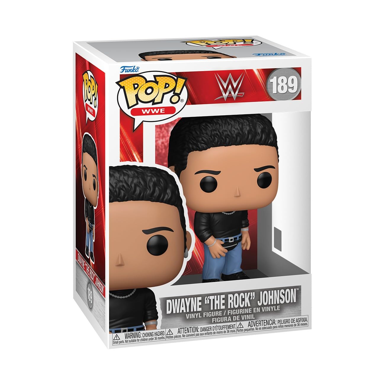 Funko POP! WWE: The Rock with Fanny Pack - Collectable Vinyl Figure - Gift Idea - Official Merchandise - Toys For Kids & Adults - Model Figure for Collectors and Display