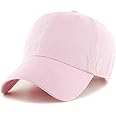 '47 Blank Classic Clean Up Cap, Adjustable Plain Baseball Hat for Men and Women – Pink