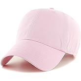 '47 Blank Classic Clean Up Cap, Adjustable Plain Baseball Hat for Men and Women – Pink