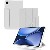 Case for OnePlus Pad Go 2 Tablet 12.1inch,NOUKAJU Tablet Protection Case,Adjustable Bracket,Drop-Resistant,Anti-Scratch,Protection Cover for OnePlus Pad Go 2(Grey)