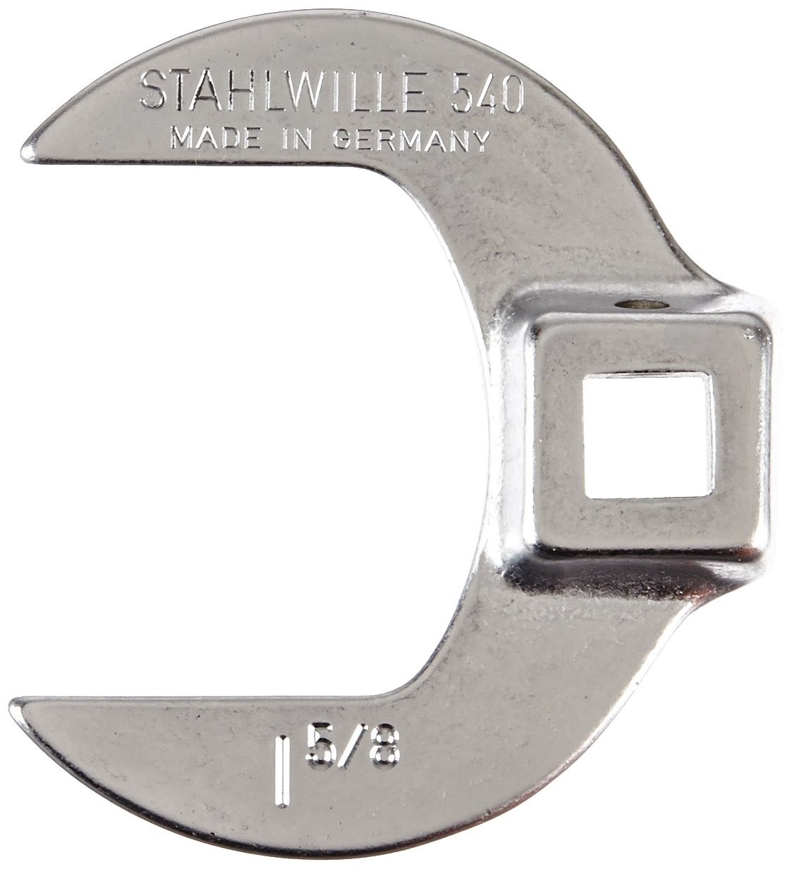 Stahlwille 02500066 540A Chrome Alloy Steel Crow-Ring Spanner, 3/8 inch Drive, 1-5/8 inch Size, 63 mm Length
