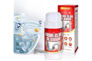 WINACAW 2Pack Sink Drain Cleaner Tool - Upgraded Powerful Pipe Unclogging Agent for Kitchen, Bathroom & Sewer Cleaning