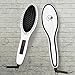 Magnifeko Hair straightening Brush Professional Comb Ceramic straighter for hair styling (white)