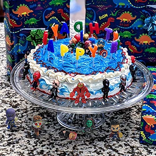 Jilang 26 Pieces Superhero Mini Action Figures Sets for Boys Titan