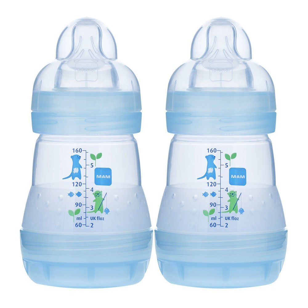 MAM Anti-Colic Bottle, Blue 