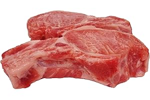 FRANK AND SAL ITALIAN MARKET Premium Reserve Pork Chops 1 full rack - 8 chops approximately 8 pounds (Chefs Choice)