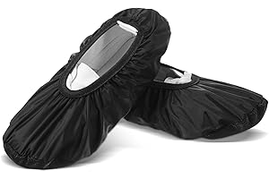 Larrel Black Shoe Covers, Reusable Bowling Shoe Covers Non-Slip Shoes Protector Cover Shoes Cover Protector Accessories for Men Women Sports Supplies Floor Protection