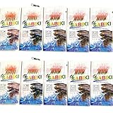 10 Packs Bulk Red Fish Skin Saltwater Freshwater Sabiki Fishing Bait Rigs With Hooks Swivels and Snaps Lure Set Kit