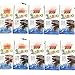 10 Packs Bulk Red Fish Skin Saltwater Freshwater Sabiki Fishing Bait Rigs With Hooks Swivels and Snaps Lure Set Kit