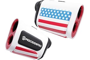 Precision Pro NX10 Golf Rangefinder: Golf's First Customizable Choice for Laser Accuracy, Slope Measurement, 6X Zoom, Flag Lock & Pulse - Master Your Distance with 999+ Yard Range!