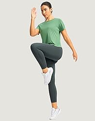 Women's Short Sleeve Workout Shirts Breathable UPF
