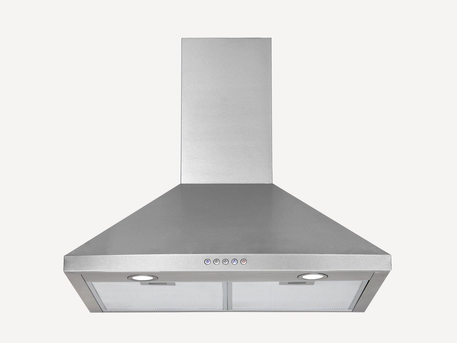 30" Wall Mount Range Hood Kitchen Stove Vent Stainless Steel Air Exhaust WL-0031075