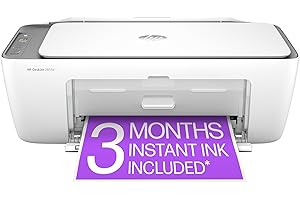 HP DeskJet 2855e Wireless All-in-One Colour Inkjet Printer, Scanner, Copier, Best for Home, 3 Months of Ink Included (588S5A)